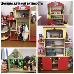 Группа "Солнышко" Центры детской активности.