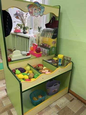 Центр сюжетно-ролевой игры.Магазин